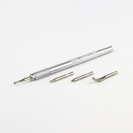 Excel Blades Embossing Stylus Tool Set with 4 Replacement Tips, Hobby Tool Set 12pk 30605